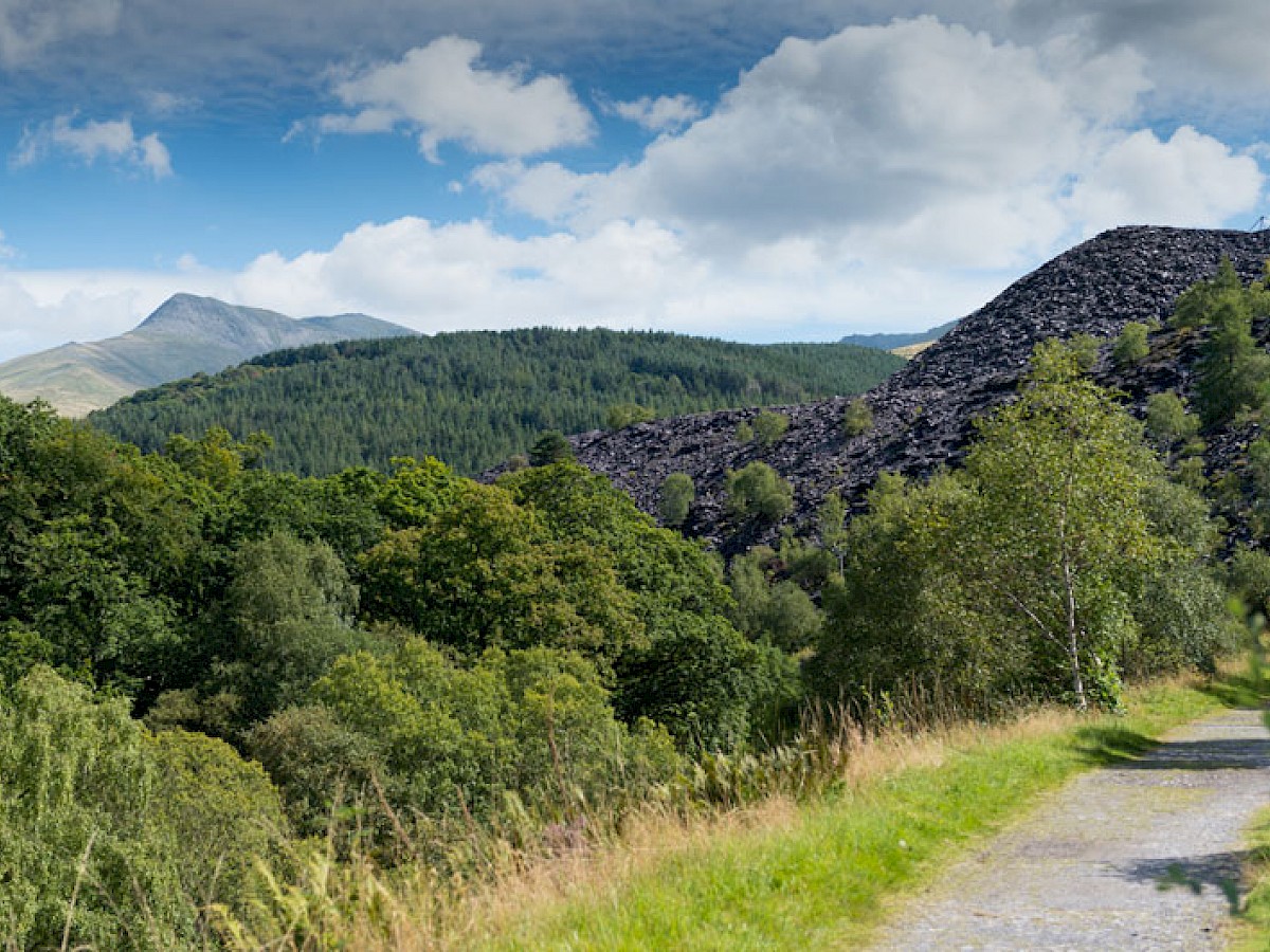 Biking On The Lon Las Ogwen